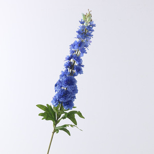 Pianta artificiale <span class=keywords><strong>fiori</strong></span> artificiali leggero naturale ramo foglia Delphinium fiore per matrimonio Delphinium fiore decorazione per la casa - Product Image 6