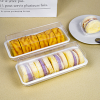 Couvercles transparents personnalisés en PET avec couleur transparente + blanche pour l'emballage de gâteau emballage blister en plastique de qualité alimentaire