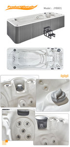 Deluxe poderoso spa chorro de agua masaje gran familia piscina - Product Image 3