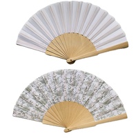 Éventails pliables en bois personnalisés en gros, style amour, durables, souvenirs faits à la main en bois