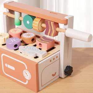 Ensemble de cuisine en bois pour enfants avec brochettes de barbecue simulées pour garçons et filles de 4 à 6 ans, jouet éducatif - Product Image 3