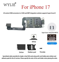 WYLIE Pour iPhone 17 Version US Conversion eSIM en Double Carte SIM Solution d'Intégration MEP Prise en Charge Super Snow IC pour Réparation iPhone