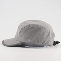 Casquette de sport d'extérieur brodée vierge en gros, personnalisable, séchage rapide, protection solaire unisexe, respirante, en maille, pour la randonnée et le camping, style Dad Hat
