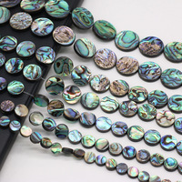 8-20mm gros perles de coquille d'ormeau naturel peint à la main corail blanc pour bricolage femmes collier et Bracelet bijoux