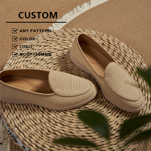 Chaussures mocassins tendance été pour hommes, chaussures de marche pour la vie quotidienne, tissu en maille, chaussures décontractées italiennes de haute qualité - Product Image 2