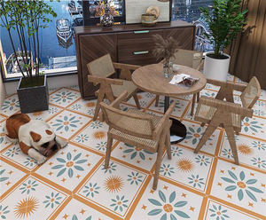 Stile moderno di lusso arte porcellana piastrelle di ceramica <span class=keywords><strong>Flora</strong></span> <span class=keywords><strong>Fauna</strong></span> Design con smalto opaco per l'applicazione del soggiorno - Product Image 4