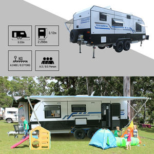 ECOCAMPOR Australiano 4x4 Suspensión independiente Aluminio Off-Road Solar <span class=keywords><strong>Camping</strong></span> Travel Caravan Trailer para la venta - Product Image 3