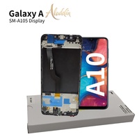 Assemblage d'origine Service Pack LCD A105 pour Samsung Galaxy A10 téléphone portable pièces réparées LCD avec boîtier de cadre