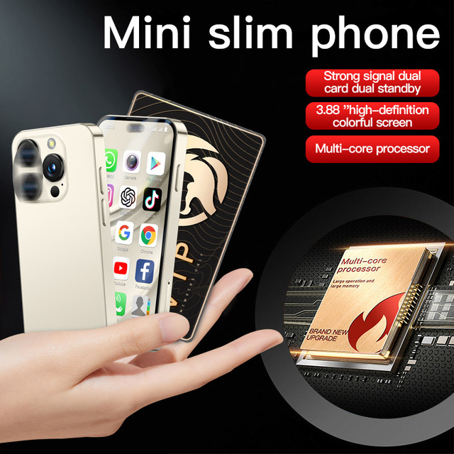 Hot Selling XS19 Pro Small 3.88inch Android Phone 4GB+64GB Quad Core Global 4G/CDMA Dual SIM Android 12.0 German/Spanish Gift