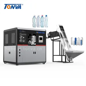 TONVA 2L 2-cavité bouteille d'eau automatique soufflage PET machine de moulage par soufflage Offre Spéciale