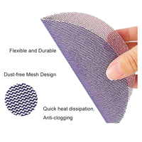 125mm 6 pouces papier de sable Net Excellente performance de coupe Disque de ponçage en maille de céramique Disque de papier de verre pour le polissage des métaux de voiture