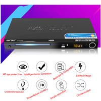 Reproductor de DVD HD/EVD/VCD/CD para el Hogar, 15W, 110V/220V, OEM/ODM, Reproductor de Discos para Niños, Reproductor de Juegos, Reproductor de Discos Portátil