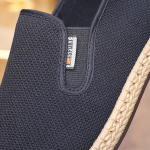 Zapatillas de lona transpirables con malla para hombre, con aumento de altura, vulcanizadas, informales, planas, ¡gran oferta! Zapatos OEM. - Product Image 4