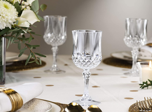 <span class=keywords><strong>Verre</strong></span> <span class=keywords><strong>à</strong></span> vin en plastique avec tige en <span class=keywords><strong>cristal</strong></span>, verres avec tige, élégant, de qualité supérieure, paquet de 4 - Product Image 4
