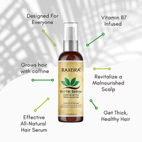 Sérum Capillaire Réparateur Naturel en Gros à la Biotine pour la Croissance des Cheveux, Spray Anti-Chute et Repousse pour Cheveux Noirs