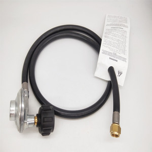 Propane Regulator Hose 4 Ft For Portable Camping <b>Stove</b> With 1 Lb Tank Connector Aluminum Construction - Product Image 2