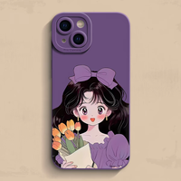 Coque personnalisée en TPU souple antichoc à protection 360°, anti-traces de doigts, peinte aux UV, pour 17 Pro Max 16 Pro, directement de l'usine