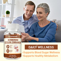 Capsules d'extrait de berbérine de cannelle de Ceylan 500 mg OEM – Complément Herbal Naturel pour la Santé Intestinale avec Berbérine et Cannelle de Ceylan
