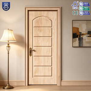 Porte intérieure moderne à design encastré, étanche, pour chambre et bureau, avec surface finie, porte secrète dissimulée pour appartement et sous-sol - Product Image 1