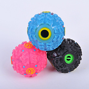 Dog <strong>Toy</strong> Ball for Aggressive Chewers, Interactive Fetch Dog Ball Non-Toxic Elastic Rubber <strong>Pet</strong> Chew <strong>Toys</strong> - Product Image 3