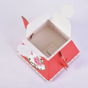 Boîte à <span class=keywords><strong>dragées</strong></span> motif théière florale avec ruban pour mariage, cadeau, bonbonnière, sacs cadeaux pour l'heure du thé, anniversaire, fête - Product Image 6