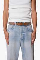 Robuster Vollbesetzter Pilzkopf-Nieten-Gürtel Streetwear Unisex Harajuku Western PU-Leder Cowboy-Kleidungsgürtel