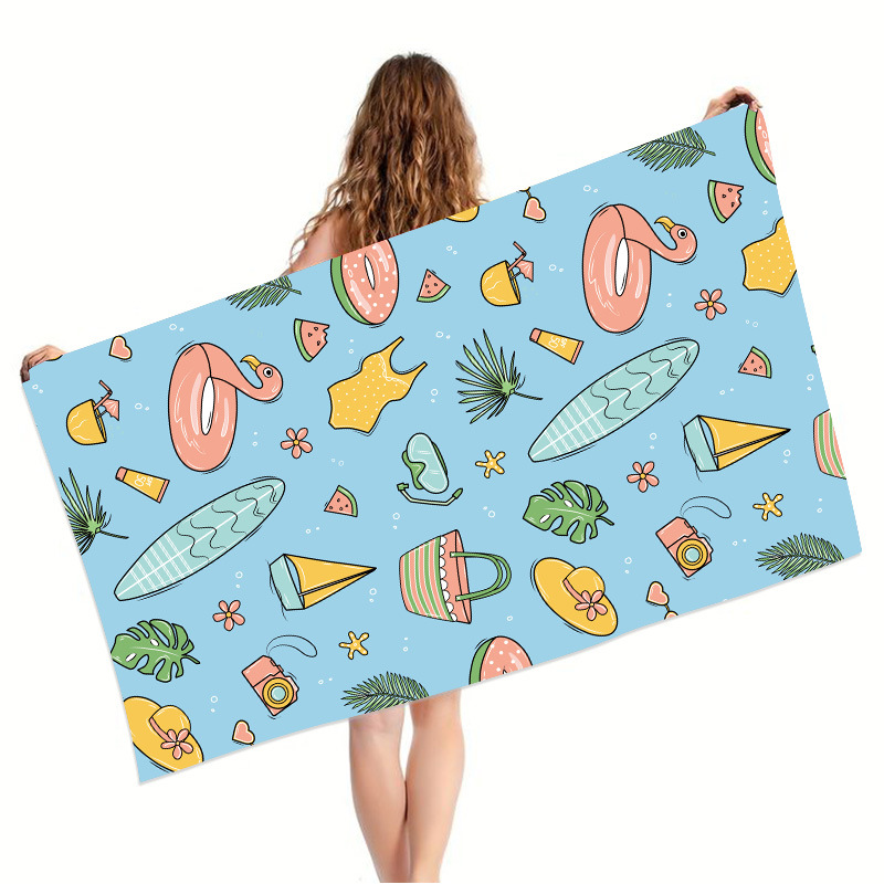Custom Striped Beach Towel #L7258