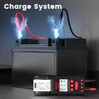 2025 probador profesional de batería de coche de 12V/24V Analizador de motor rápido y preciso para motocicleta automotriz camión M-con impresora