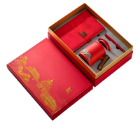 Coffret cadeau d'affaires de luxe personnalisé en cuir PU A5 avec boîte et clé USB, idéal pour la promotion en gros