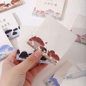 HengXin Cute Sticky Note 50Sheets Kawaii School Supplies Memo <b>Pad</b> Self-adhesive Cute Stationery - Product Image 3