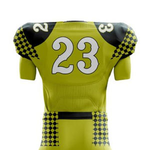 Uniforme de Fútbol Americano Personalizado para Adultos, Jersey Deportivo Transpirable de Manga Corta, Conjunto de Ropa de Fútbol con Impresión por Sublimación Profesional - Product Image 6