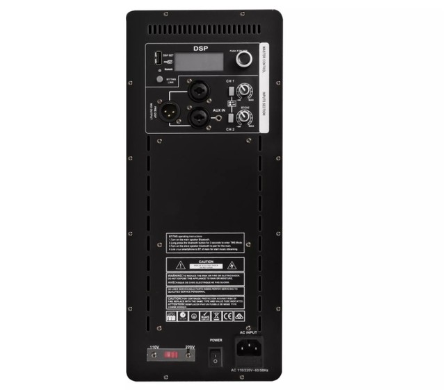 DASN D3-800W DSP Monoblock Mixer Class D Power Amplifier Module Audio Board Professional Peak 3200W