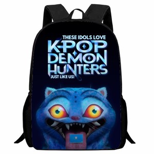 Tas Ransel Trendy K-hunting Girl Group, Ringan, Bernapas, untuk Anak Laki-laki dan Perempuan, Kembali ke Sekolah, Cetak Anime Lucu, Tas Sekolah Siswa - Product Image 2