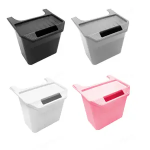 ABS Garbage Can Bin Accessories Rear Center Console Box Organizer Trash Can Backseat Center Storage Box For Tesla Model Y