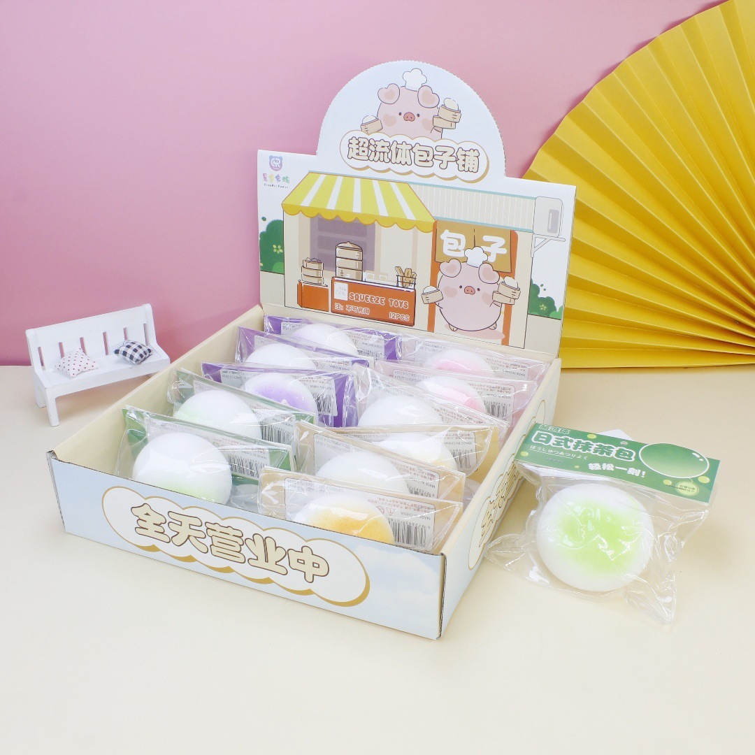 ร้านขายขนมปังของเหลวถุง opp เดี่ยวพร้อมกล่องแสดงหัวการ์ด