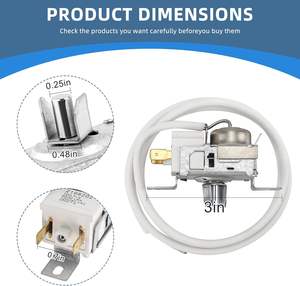 2198202 Remplacement de la commande du <span class=keywords><strong>thermostat</strong></span> du réfrigérateur, contrôle du <span class=keywords><strong>thermostat</strong></span> du congélateur adapté aux réfrigérateurs Ken-More <span class=keywords><strong>Whirlpool</strong></span> - Product Image 3