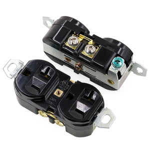 <span class=keywords><strong>Presa</strong></span> a Muro Certificata UL Nera Americana 5-20 20A 125V <span class=keywords><strong>Presa</strong></span> <span class=keywords><strong>Doppia</strong></span> - Product Image 5