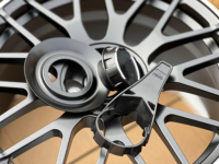 Jantes en alliage forgé sur mesure OEM/ODM pour voitures, 18-24 pouces, en aluminium 6061-T6, finition noir mat, gris anthracite brossé, à déport profond