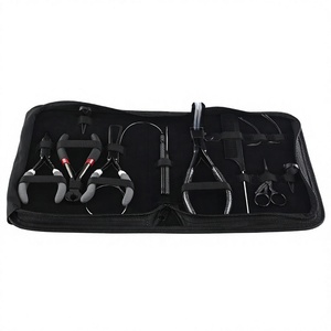 Good Quality Beadslinks Hair Extensions Exclusive Tools Kit Hair <b>Crochet</b> <b>Hook</b> Beads Pliers Tapeins Remover Plier Cutter Finger - Product Image 1