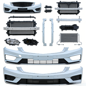 Carcasa de parachoques delantero Geely Xingrui estilo original con inserto de rejilla inferior en negro o color de carrocería - Product Image 1