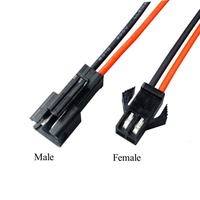 Câble adaptateur de connecteur SM2.54mm mâle vers femelle pour faisceau de câbles JST SM 2 4 3 5 6 broches pour bande lumineuse LED 3528 5050