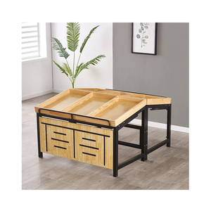 Estante de almacenamiento de verduras y frutas barato de fábrica, soporte de exhibición de frutas y verduras usado personalizado - Product Image 1