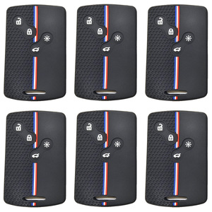 Housse <span class=keywords><strong>de</strong></span> clé <span class=keywords><strong>de</strong></span> voiture en silicone populaire pour Megane <span class=keywords><strong>Modus</strong></span> Espace Laguna Duster Logan pour Sandero Captur Fluence Clio Kangoo - Product Image 5