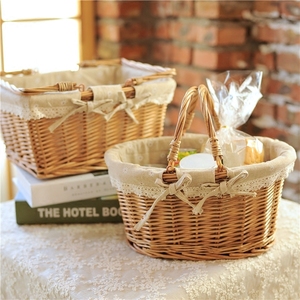 <b>wicker</b> gift <b>basket</b> Wholesale <b>Small</b> decorative <b>wicker</b> hand woven gift hamper <b>wicker</b> gift <b>basket</b> - Product Image 5