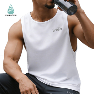<span class=keywords><strong>Veste</strong></span> de sport décontractée en maille 100 % polyester à séchage rapide et respirante pour homme, <span class=keywords><strong>sans</strong></span> manches, coupe ample, idéale pour la course estivale - Product Image 1