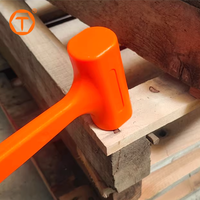 Marteau de machiniste multifonctionnel OEM DIY 16OZ, petit et rond, avec poignée texturée et manche en plastique pour le revêtement de sol - Vente en gros