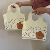 Sac fourre-tout à soufflets latéraux en PE/LDPE imprimé sur mesure, couleur personnalisée, imperméable, robuste, avec poignée gilet, idéal pour le supermarché et les cadeaux – Vente chaude