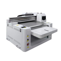 Nueva Impresora UV de Cama Plana Totalmente Automática 6050 6090 4060cm I3200 U1 I1600 Etiqueta de Cristal DTF A3 Tinta UV Curado UV LED Dual