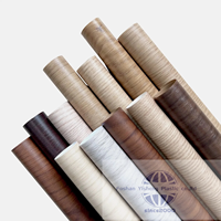 Rouleau de film de bois de vinyle stratifié pvc résistant aux rayures