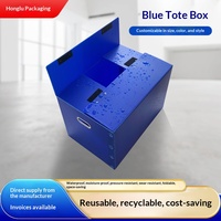 Boîte de rangement pliable en plastique PP |   Conteneur d'emballage logistique pliable et réutilisable pour les légumes agricoles, épaisseur 4 mm